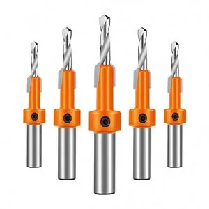 Tebak Wood Working Tool Tungsten Carbide Countersink Wood Drill Bit with Quick Change Hex Shank Screw Chamfer