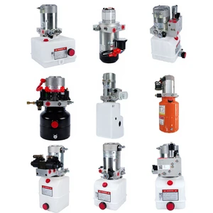 GRH High Pressure Hydraulic Power Units 220V DC 24V 48V 12V Hydraulic Power Units For Car Lift Tipper Trailer