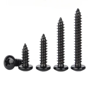 Pan Head Self Tapping Screws Cross Drive Zinc Plated Carbon Steel Metric JIS 40mm Sharp Tail Complete Sizes Factory Wholesale