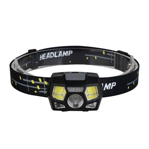 Induction USB Rechargeable Outdoor Waterproof LED Head-Mounted Night Fishing Luring Headlight Super Bright Light 0-300M