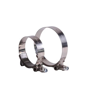 Auto Parts Tension T-Bolt Hose Clamp With Hammer Head Heavy Duty Metric Steel Bolts Strut-Mounted Clamps for Woodworking