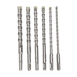 210mm Electric Hammer Drill Bits 5/6/8/10/12/14mm Sds Plus 16mm Anchor Hammer Cross Head Tip Milled Flute Masonry Concrete Rock