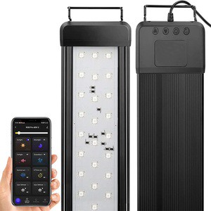 Zaohetian LED Aquarium Lamp With Light Plastic Aquatic Grass Stand For Fish Tank Pet Fish Tank Decorative Lighting