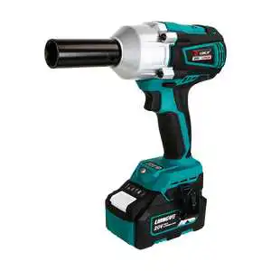 Liangye Popular Brushless 600 N.m Electric Cordless Li-ion Battery Power Impact Wrench with Li-ion battery