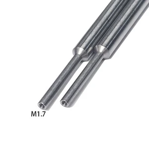 Custom Nonstandard Stainless Steel 303 304 Threaded Dowel Pin with M1.7 M3 Nut