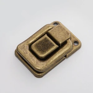China Manufacturer's Antique Bronze Wooden Box Latch Lock Metal Material for Special Bag Parts & Accessories
