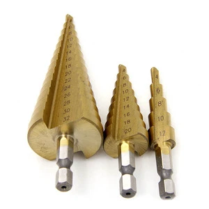 FEIDA Bearing Steel Center Drill Bit Set Straight Shank Twist Drill Tool for Drilling Holes Coating Finish
