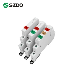 Durable Plastic Indicator Light with IP65 Rating Green LED 50000 Hours Lifespan