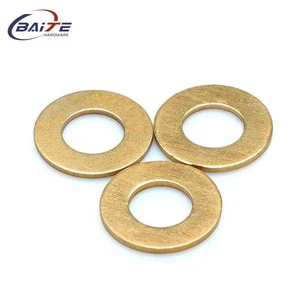 Wholesale Round Flat Brass Sheet Washer 30 mm Brass Copper Gasket Sealing Metal Washers for Industrial Sealing Applications