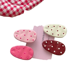 Fashion No Crease Hair Clips No Bend Hair Styling Wake Shape Makeup Clips Pretty Black White Hair Clips