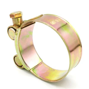 201/304/316 Stainless Steel Clamp Strong Heavy Duty Bolt Pipe Clamp Clip Customizable OEM Metric Hose Clamp