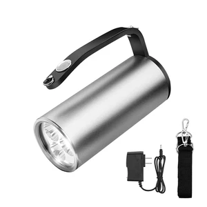 Best Selling High Power Aluminum Alloy IP68 Rechargeable Ultra Bright Explosion Proof Flashlight Portable Searchlight