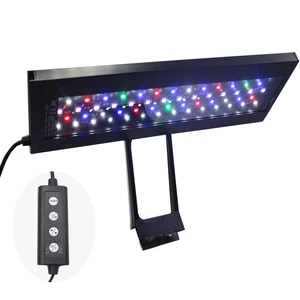 Factory Led Aquarium Lights with 24/7 Timer and Memory Function and Controller Fish Aquarium Tank Light 14w RGB Aquarium Lamp