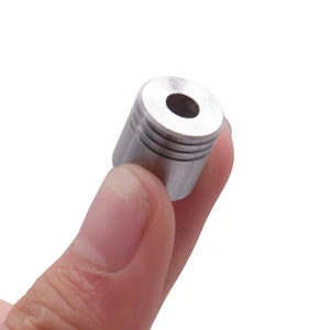 Custom Precision CNC Machining Cylinder SUS316 M6 Threading Swivel Bushing