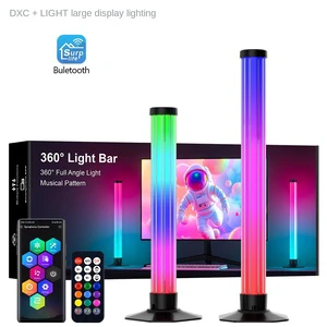 RGB 360° Sound-Reactive Smart Ambient Light with Bluetooth APP Control, Music Rhythm LED Desk Lamp for Decorative 3D Lighting