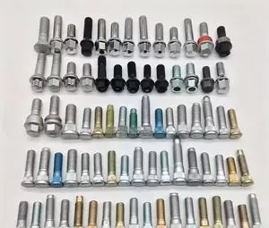 Automotive Tire Bolts Car Knurl Wheel Bolts Hub Lug Bolt Studs Accessories