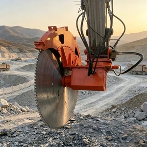Hydraulic Rock Saws for Tunnel Cutting and Mining; Rock Saws for Concrete Mountain Cutting