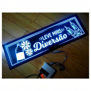 Shelf Top EL Advertising Poster, Increases Brand and Promotion Exposure by 300 Percent. Lights up Your Products, Boosts Sales