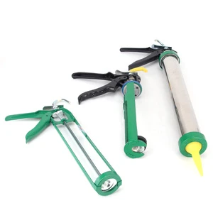 Soft Skeleton Caulking Gun, Silicone Tube Cartridge Gun Sausage Rotary Glue Caulking Gun