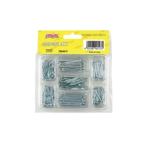 Direct Factory Sale High Quality 385PC Assorted Wire Nail Set OEM Customized Support Smooth Shank Steel Common Nail DIN Standard