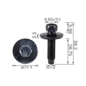 1AC061 Car Metal Screws & Bolts Auto Metal Fasteners and Clips for Control System