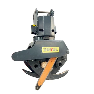 XUVOL ChainSaw Rotating Log Grapple Cut 70CM 60CM 50CM Tree Service Cutter Forest Machinery Hydraulic Excavator Grapple Saw