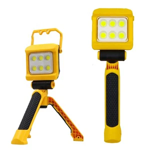 2000LM Rechargeable Work Light with Adjustable Stand Tripod Work Light with Triple Tripod LED Lamps