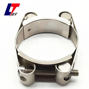 Hot Selling Double Bolt Hose Clamp
