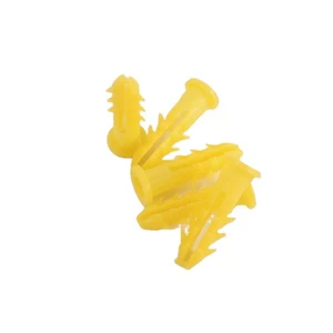 Manufacturers Supply Fasteners Expansion Tube Plastic Nylon PVC Silicone for Gypsum Board Drywall Anchor Bolts