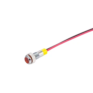 Red Green Yellow Blue White Light 6/8/12/10/12/16/19MM Diameter Metal LED Signal Pilot Lamp Indicator Lights