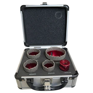 CSD Vacuum Brazed Diamond Core Drill Bit Marble Granite Concrete Center Hole Saw Cutting 17CM 1 Year Warranty OEM/ODM