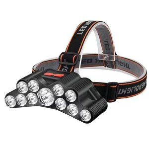 Ultra-Bright 11 LED Waterproof Headlamp Outdoor Hunting Hiking Rechargeable Ideal Camping Fishing Long-Range Beam LED Headlight
