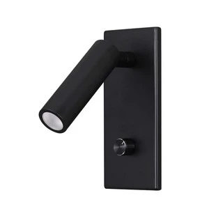 3W Dimmable LED Bedside Wall Sconce, Adjustable Reading Lamp for Bedroom & Hotel