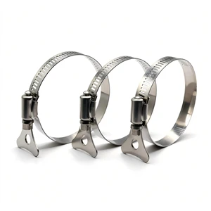 Stainless Steel Heavy Duty Adjustable Galvanized Inch Throat and Water Pipe Clamp for Industrial Gas Applications