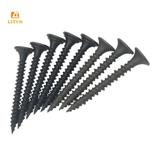 C1022A High Quality Black Phosphate Bugle Head Fine Thread Sharp Tail Drywall Screw Broca Gypsum Tornillos