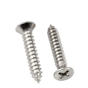 Wholesale Screw Stainless Steel 201 304 316 DIN7982 Flat Head Self Tapping Screw