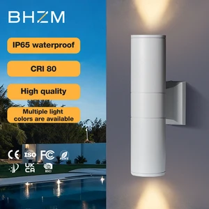 Hot Selling Residential Landscape Outdoor Wall Light 3000k 4000k 6000k Warm White Dimmable Ip65 Waterproof 10W Wall Lamps