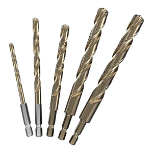 HUHAO 6.3mm Hexagonal Handle Twist Drill Bit High Speed Steel Twist Bits Metal Hole Saw 2206151601