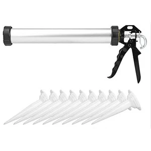With Aluminum Cartridge 600ml/20oz - 12:1 Thrust Ratio Sealant Sausage Caulking Gun