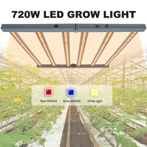 LED Indoor Plant Growth Light Dimmable Full Spectrum 3500K Blue Red 720W LED Grow Light for Plant Grow