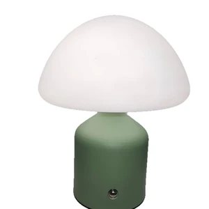 Modern Style Mushroom Night Light Touch Color-Changing Bedside Table Lamp for Reading Room Atmosphere Lighting or Living Room