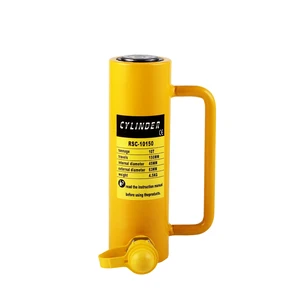 Factory Supply Hydraulic Cylinder Jack with High Lifting Capacity Hydraulic Cylinder Short Jack Hand Pump 10T-100T Capacity