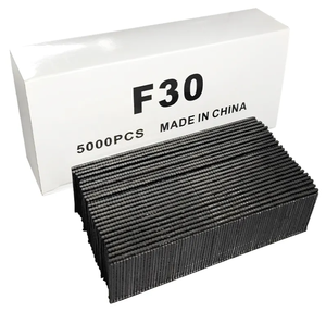Galvanized Iron Brad Nails Black Staple Pin Pneumatic Gun Nails F10 F15 F20 F25 F30 F40 F50 T 18 Gauge Brad Nails