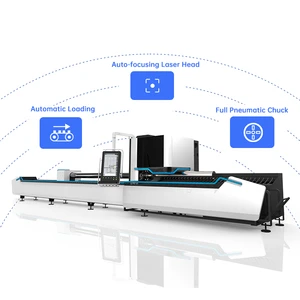 Automatic Hydraulic High Accuracy Cnc Seamless Aluminum Stainless Steel Hollow Pipe Cutting Machine