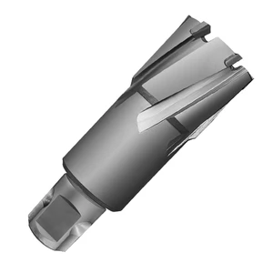 RJ TOOLS 25*50L TCT Annular Cutter Magnetic Drill Bit Tungsten Carbide Tipped 19.05mm Shank Magnetic Base High Speed Cutting