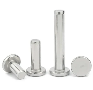 Solid Iron Steel Blind Rivets with Knock Flat Head GB109 Pop Blind Rivets for Aluminum Carbon Materials