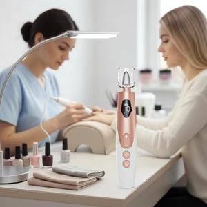 New Manicure Pen Shape Nail Driller With Charging Base For Salon And Home Use With 10 Replacement Heads Cordless Nail Driller