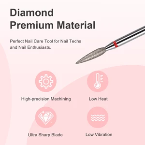 Diamond Milling Nail Cutter Electric Nail Drill Bit For Manicure Pedicure Drill Bits Accessories Nail Drill