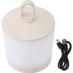 Split Design Camping Lantern Portable USB Charging Super Bright Large Capacity Battery Easy Hanging Hiking Emergency Bedroom