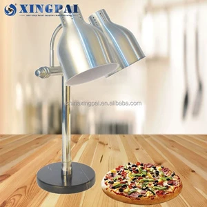 XINGPAI Restaurant Equipment Stainless Steel Heat Preserving Aliment Carving Station Food Display Infrared Food Warmer Lamp